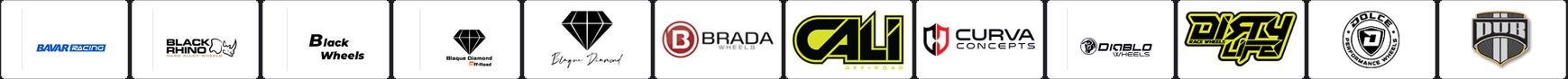 Wheel and tire manufacturer logos