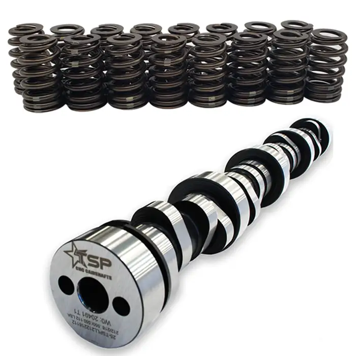 Performance camshaft with matching valve spring set