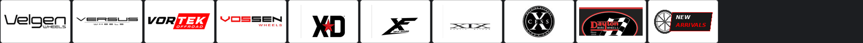 Wheel and tire manufacturer logos