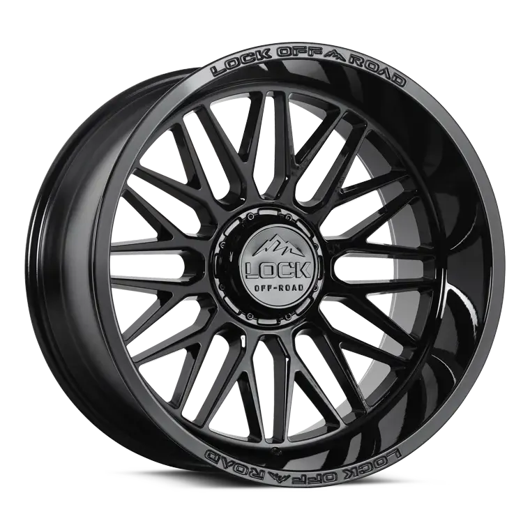 Lock Off-Road Apex wheel in Gloss Black, view 2