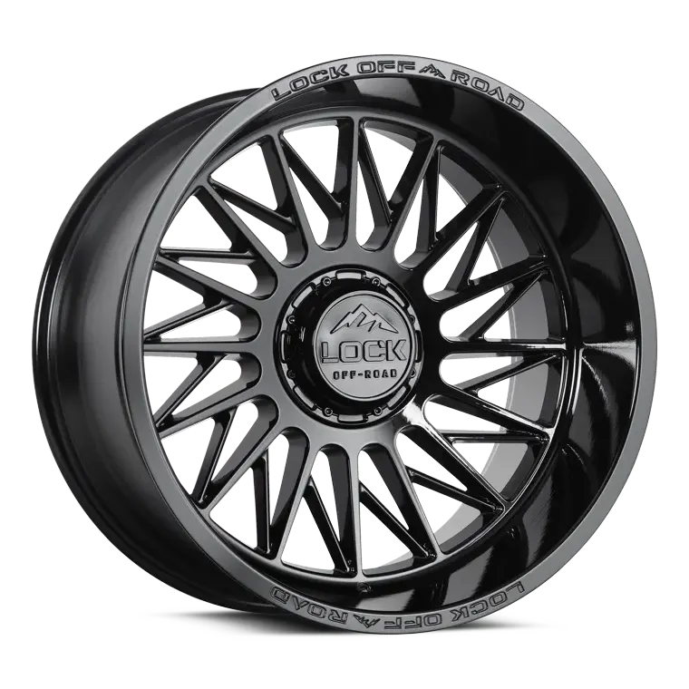 Lock Off-Road Assault wheel in Gloss Black, view 2