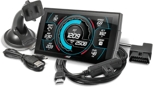 Handheld performance programmer and monitor with cables