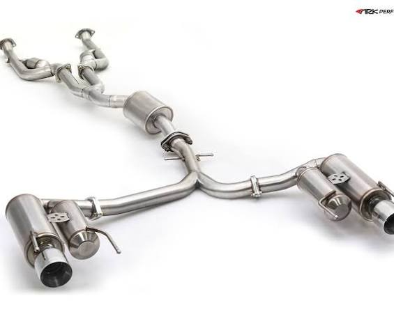 Stainless steel dual cat-back performance exhaust system