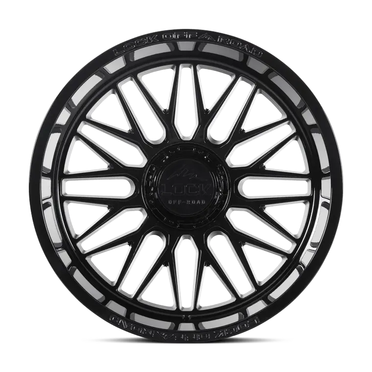 Lock Off-Road Apex wheel in Gloss Black, view 1