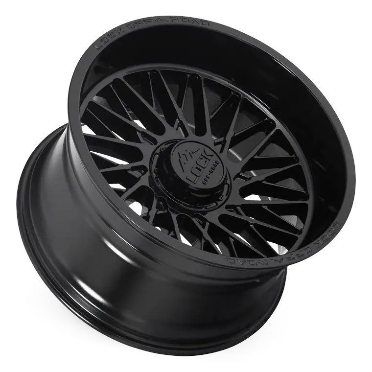 Lock Off-Road Bandit wheel in Gloss Black, view 3