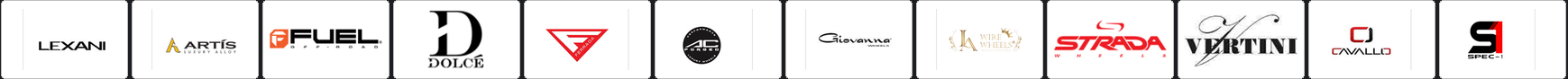 Wheel and tire manufacturer logos